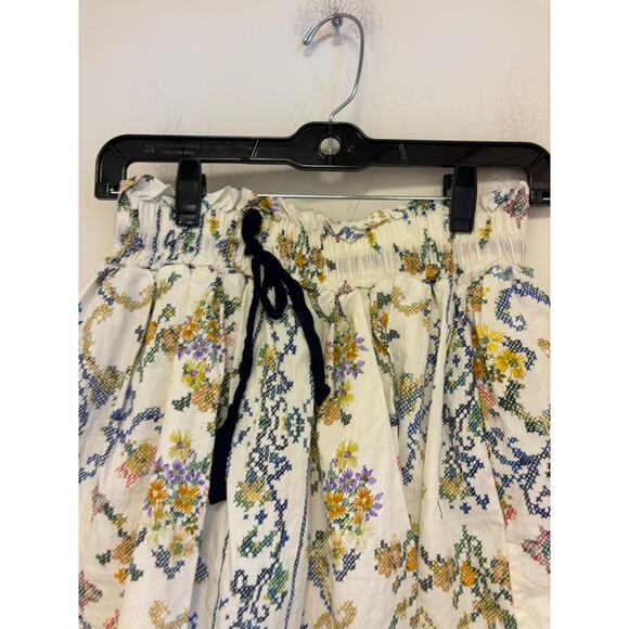 Pietronilla Women's Multicolor Cotton Casual Floral Preppy Skirt Size Small - Picture 2 of 5